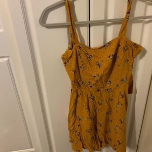 Yellow Floral Dress